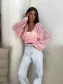 Kimono RICE - różowe