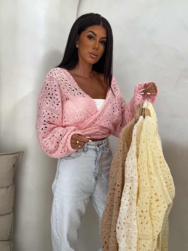 Kimono RICE - ciemny beż