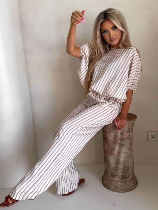 Komplet LUXE paski – beżowe