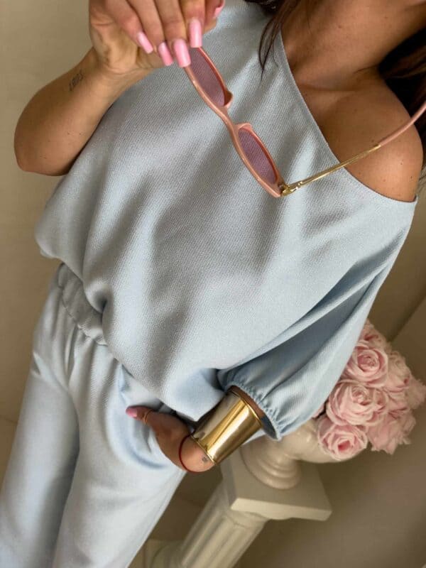 Komplet LUXE – błękitny