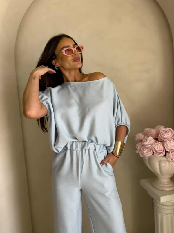 Komplet LUXE – błękitny