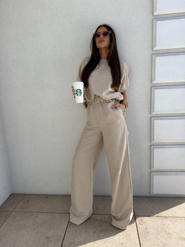 Komplet LUXE – beżowy