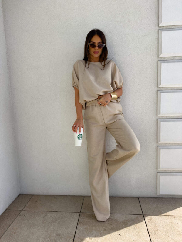 Komplet LUXE – beżowy