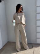 Komplet LUXE – beżowy