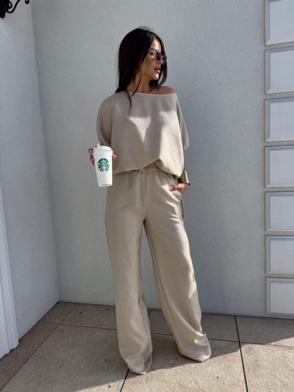 Komplet LUXE – beżowy