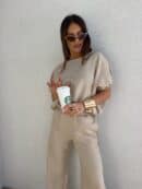 Komplet LUXE – beżowy