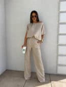 Komplet LUXE – beżowy