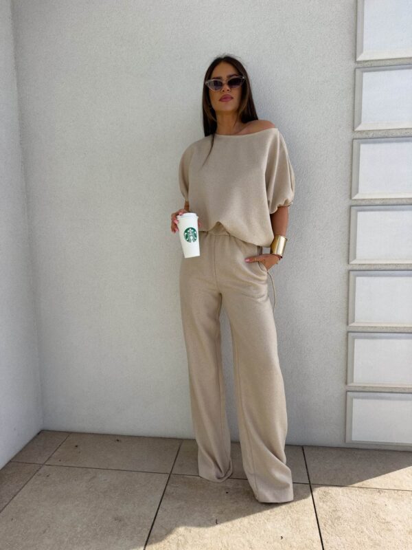 Komplet LUXE – beżowy