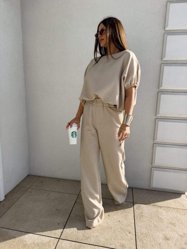 Komplet LUXE – beżowy