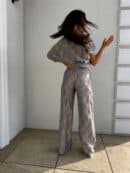 Komplet LUXE print ornament – blue