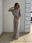 Komplet LUXE print ornament – blue