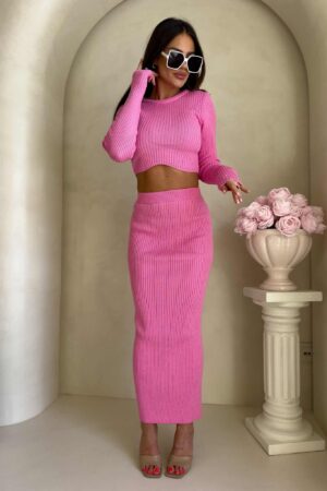 Komplet MELBOURNE – różowy