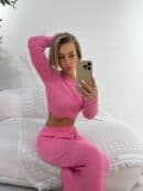 Komplet MELBOURNE – różowy