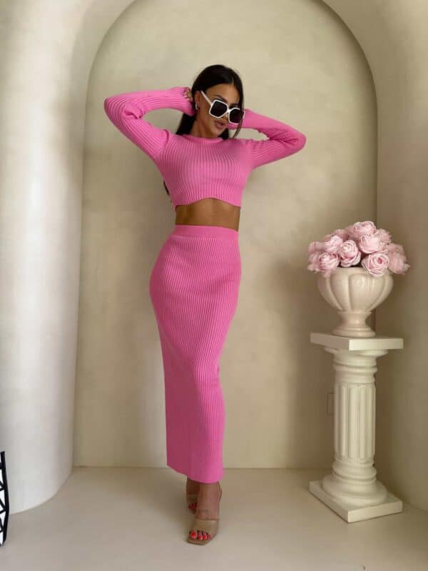 Komplet MELBOURNE – różowy