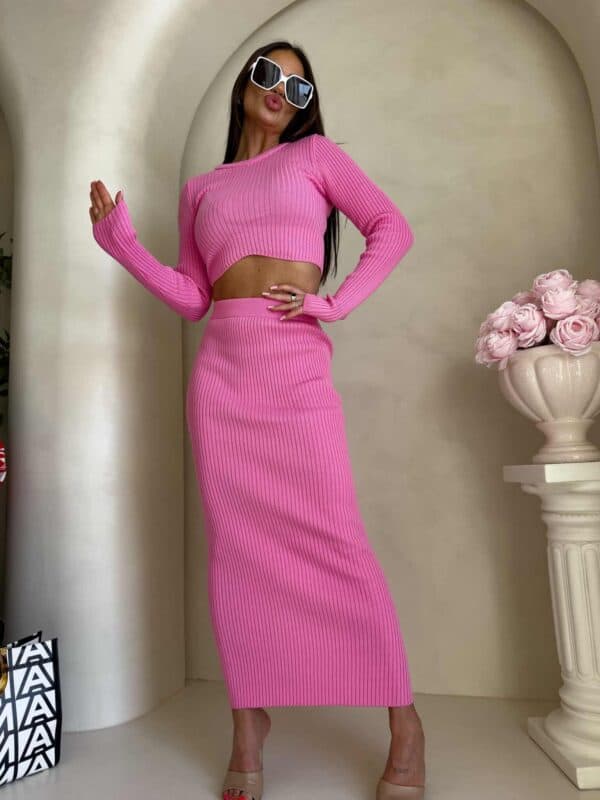 Komplet MELBOURNE – różowy