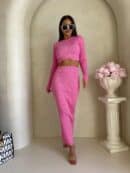 Komplet MELBOURNE – różowy