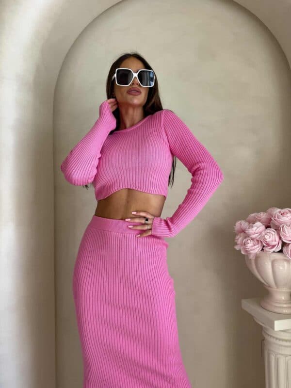 Komplet MELBOURNE – różowy