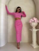 Komplet MELBOURNE – różowy