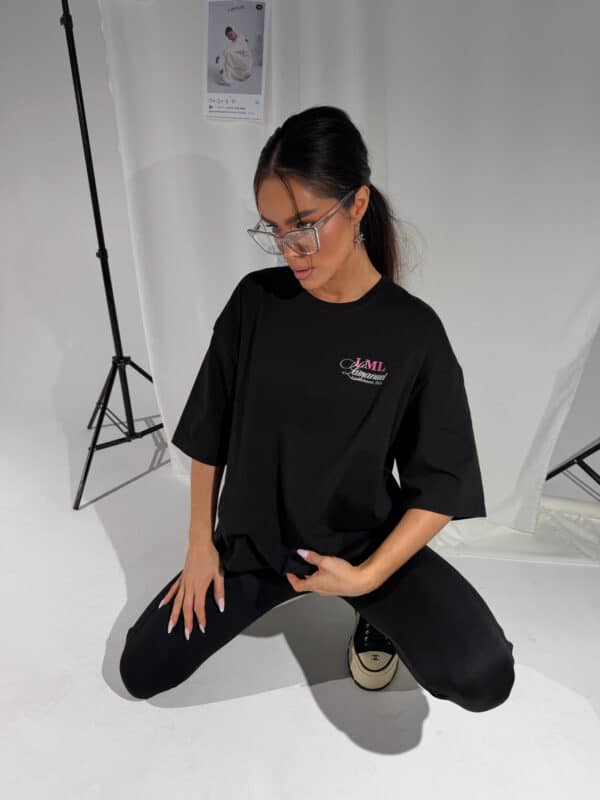 Tshirt LA CLUB czarny