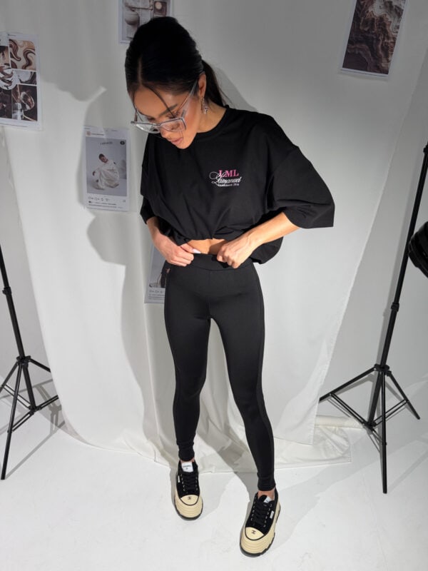 Tshirt LA CLUB czarny