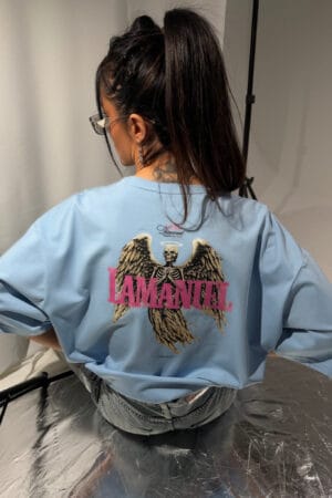 Tshirt LA CLUB błękit