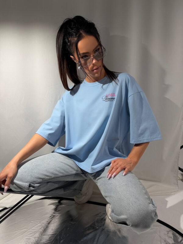 Tshirt LA CLUB błękit