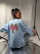 Tshirt LA CLUB błękit