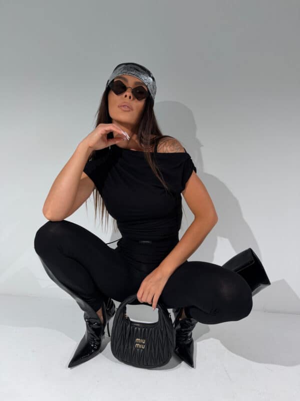 Legginsy CHAOS czarne Legginsy CHAOS czarne