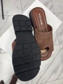 Klapki Boccato p319 126 T112 czekolada zamsz