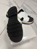 Klapki damskie ze skóry Boccato 0414-10964 – białe