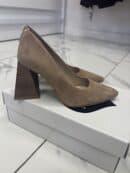 CZÓŁENKA KARINO 5001/001 beż - zamsz