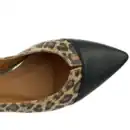 Sandały damskie Exquisite 1576/1 panterka czarna