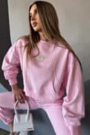 Bluza damska BG Catch | jasny róż Bluza damska BG Catch | jasny róż