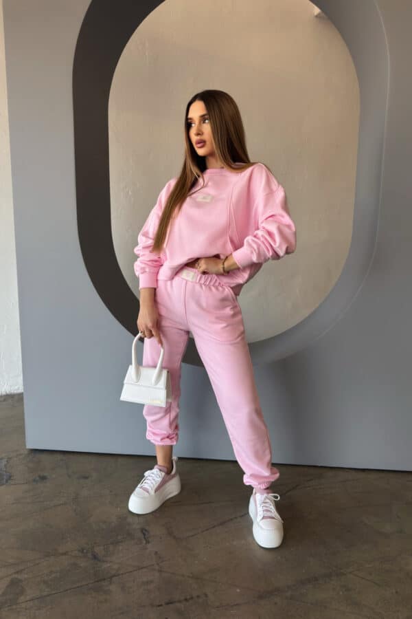 Bluza damska BG Catch | jasny róż Bluza damska BG Catch | jasny róż