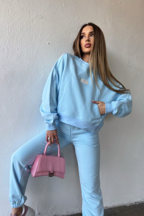 Bluza damska BG Catch | błękit