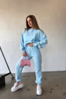 Bluza damska BG Catch | błękit