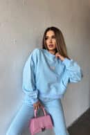 Bluza damska BG Catch | błękit