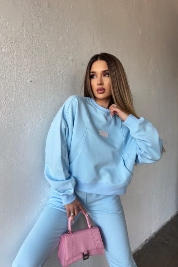 Bluza damska BG Catch | błękit