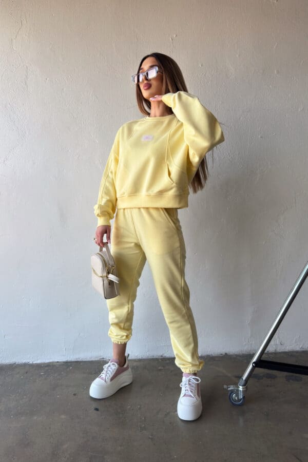 Bluza damska BG Catch | banan Bluza damska BG Catch | banan