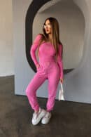 Bluzka damska BG Goja | róż barbie