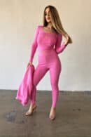 Bluzka damska BG Goja | róż barbie