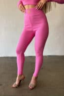 Legginsy damskie BG Fairy | róż barbie