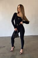 Bluzka damska BG Goja | czarny