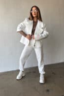 Marynarka damska BG Sussy | biały