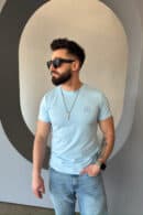 T-Shirt męski BG Bond | błękit