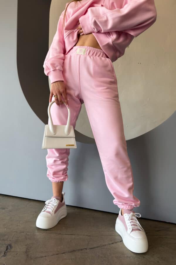 Spodnie damskie BG The sun | jasny róż