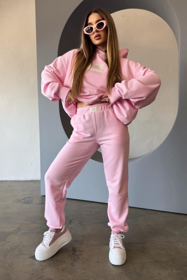 Spodnie damskie BG The sun | jasny róż