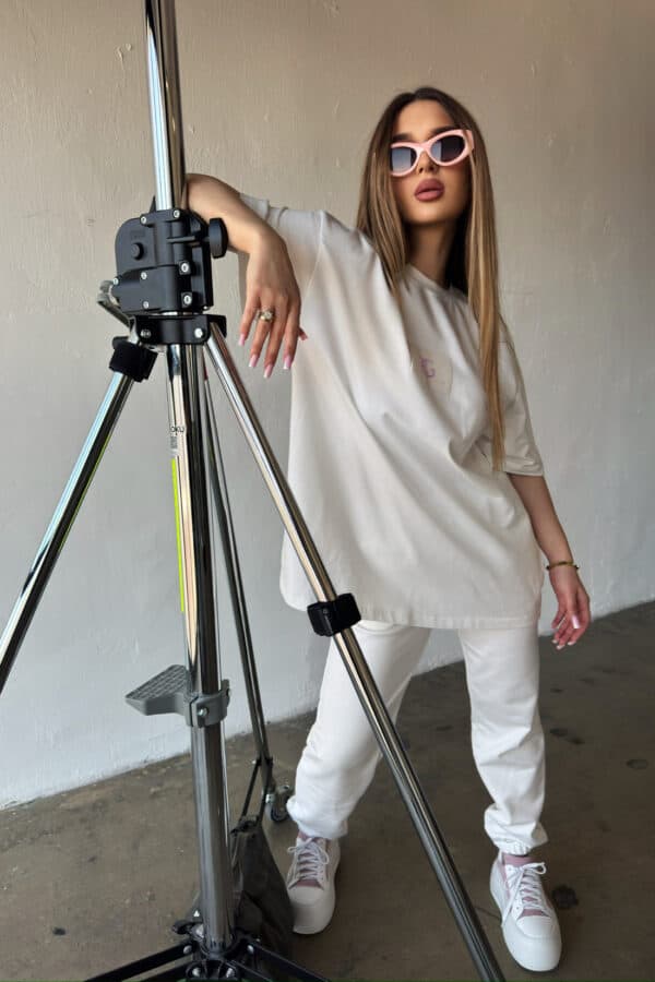 T-Shirt damski BG Bueno | biały