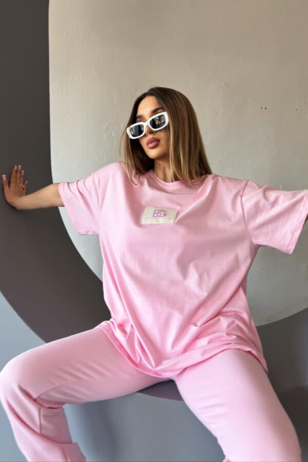 T-Shirt damski BG Bueno | jasny róż