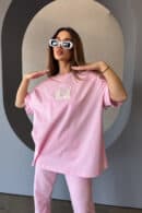 T-Shirt damski BG Bueno | jasny róż